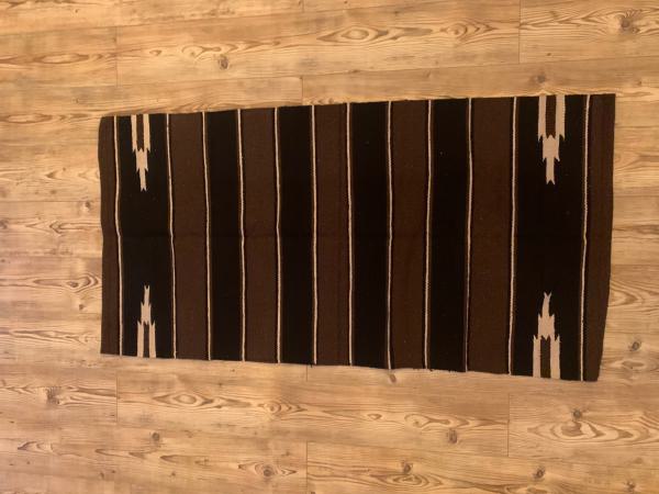 Mexican Serape Decke  Roll-up Blanket with  Leather Belts mit Ledergürtel in verschiedene Farben Chicano Decke Harley Davidson