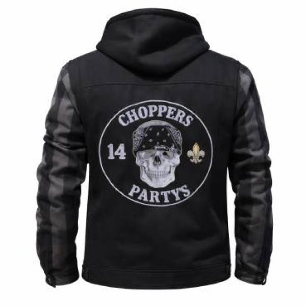 CnP BIKER DENIM JACKE (HERREN) MIT PROTEKTOREN UND DUPONT KEVLAR