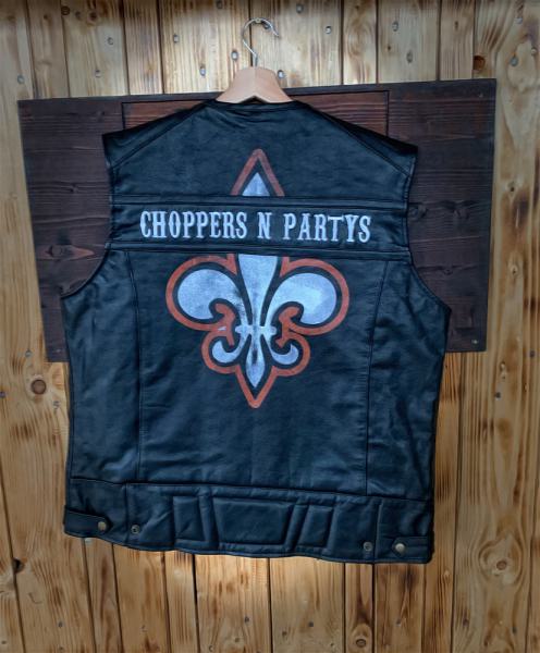 CnP Lederweste Leathervest Biker