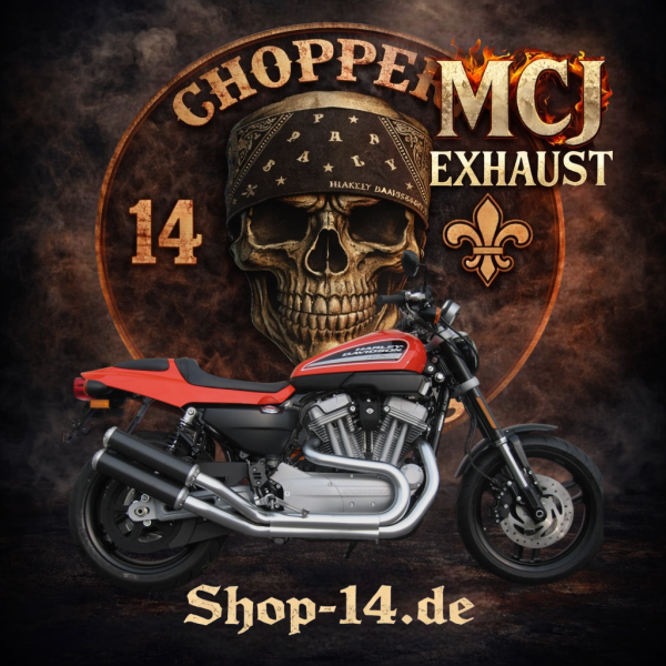 MCJ - XR 1200 mit Carbon,Titanschutz oder Titanschutz in Schwarz - XR 1200 mit Klappensteuerung