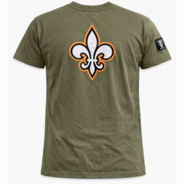 CnP Choppers n Partys - Oliv Grün Bandana Skull (Herren) T-Shirt Oliv Grün Totenkopf Biker Motorrad