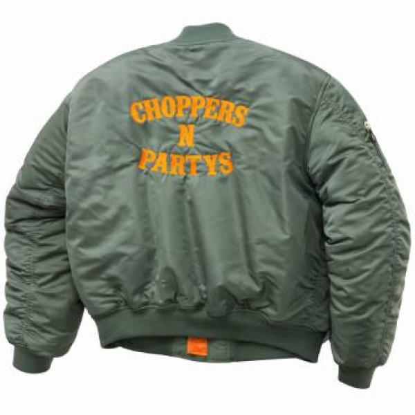 Bomberjacke Oliv Choppers n Partys Biker