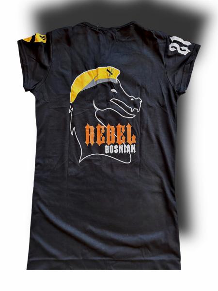 Bosnian Rebel - Black T-Shirt long for Ladies