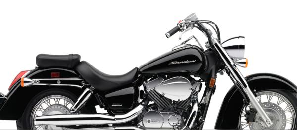 MCJ - 2 in 2 Royal in Chrom oder Schwarz mit Endkappen wählbar - HONDA SHADOW VT 750