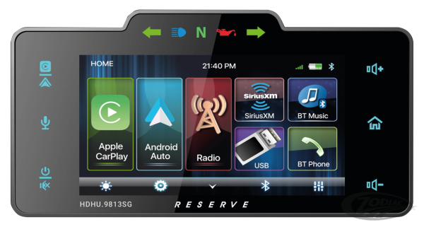 Soundstream Reserve CarPlay Radio - Passend Für Touring 1998-2013 und Trike 2009-2013 mit Batwing Verkleidung, Upgrades von OEM Einzel DIN Audio auf 7" LCD Display Harley Davidson Street Glide, Road Glide, Electra Glide