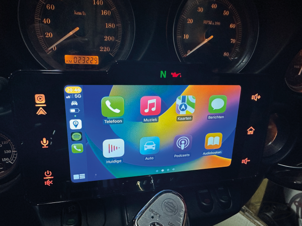 Soundstream Reserve CarPlay Radio - Passend Für Touring 1998-2013 und Trike 2009-2013 mit Batwing Verkleidung, Upgrades von OEM Einzel DIN Audio auf 7" LCD Display Harley Davidson Street Glide, Road Glide, Electra Glide