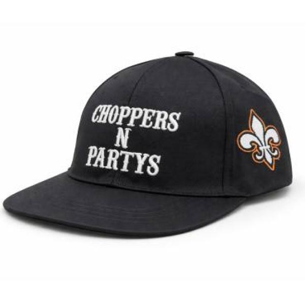 CnP Trucker Cap in Schwarz bestickt mit Logos