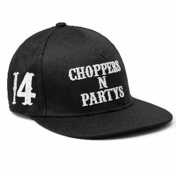 CnP Trucker Cap in Schwarz bestickt mit Logos