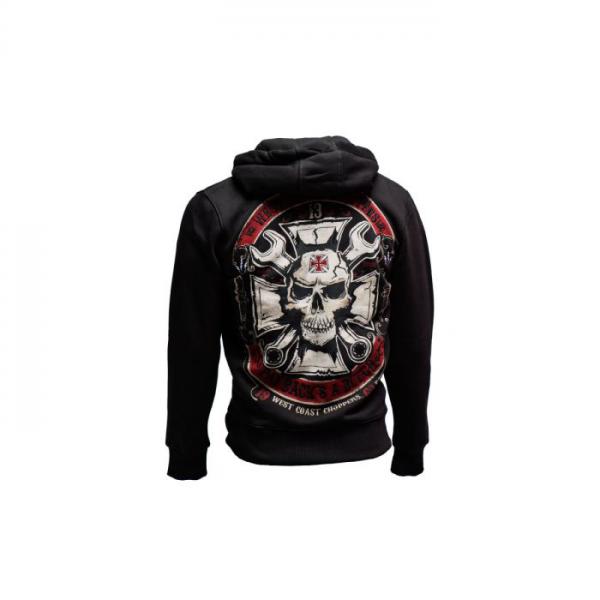 WCC - MECHANIC ZIP HOODY - BLACK / KAPUZENWESTE  KAPUZENPULLOVER HOODIE ZIP SCHWARZ