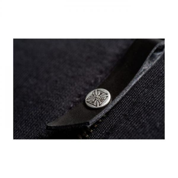 WCC - MECHANIC ZIP HOODY - BLACK / KAPUZENWESTE  KAPUZENPULLOVER HOODIE ZIP SCHWARZ