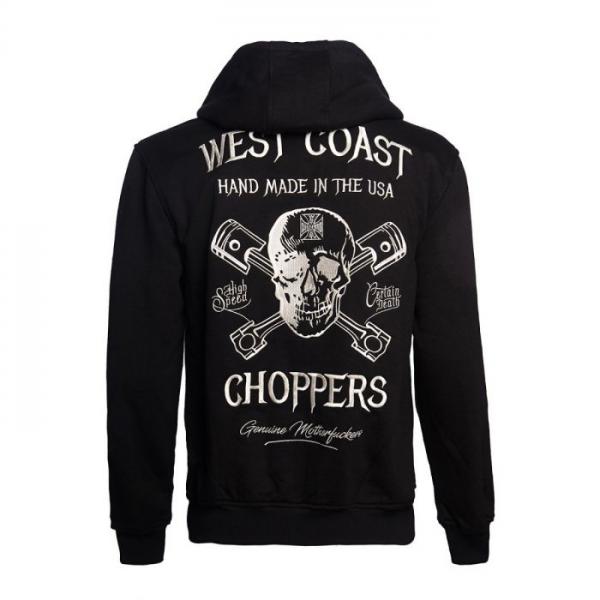 WCC HIGH SPEED ZIP HOODY - BLACK