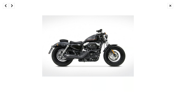 Zard - Sport 2-1 exhaust XL Sportster. Black - für Harley-Davidson® 04-13 XL883/1200 Sportster (Excl. XL1200X) Auspuffanlage Auspuff
