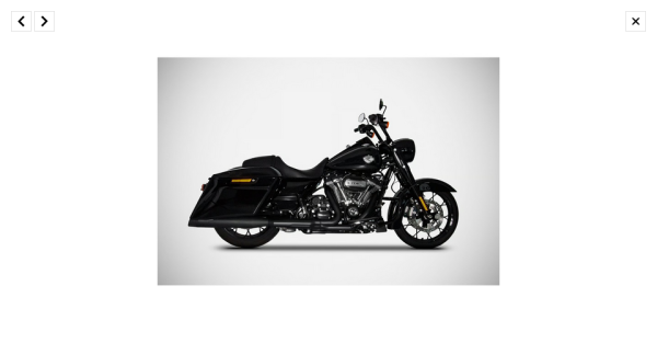 Zard - Inox Touring slip-on mufflers. Matte black - für Harley-Davidson® 21-23 FLT/Touring with 107/114/117" Auspuffanlage Auspuff