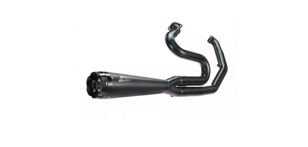 Zard - 2-1 stainless M8 Touring exhaust system. Black - für Harley-Davidson® 21-23 FLT/Touring with 107/114/117 Auspuffanlage Auspuff