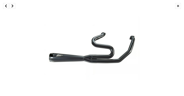 Zard - 2-1 stainless M8 Touring exhaust system. Black - für Harley-Davidson® 21-23 FLT/Touring with 107/114/117 Auspuffanlage Auspuff