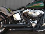 MCJ - 2 in 2 Royal Short , in Schwarz oder Chrom, mit Krümmer und Hitzeschutz  (mit oder ohne Löcher) alle Halterungen dabei - KAWASAKI VN 1600 CLASSIC