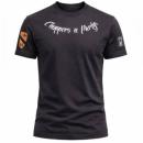 CnP Choppers n Partys -  Yellow Skull (Herren) T-Shirt Schwarz Totenkopf Biker Motorrad