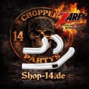 Zard, header heat shield set. Polished - für Harley-Davidson® 21-23 FLT/Touring with 982536 or 982537 exhaust system