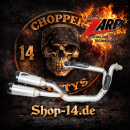 Zard - 2-1-2 Nightster 975 exhaust system. M - für Harley-Davidson® 22-24 RH975 Nightster; 22-24 RH975S Nightster Special Auspuffanlage Auspuff