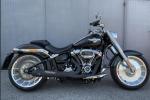 Hitzeschutz Cover Schwarz oder Chrom für 2 in 1 Short Schalldämpfer -  FÜR SOFTAIL FAT BOB 2018