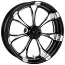 PM, 3 x 19 Rad, Paramount. Schwarz, Contrast Cut – 00-06 FLSTF, FLSTC. (Ohne ABS, eine Bremsscheibe) (NU)
