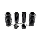 Cult-Werk 6-teilig Gabelrohr-Abdeckungsset. glänzend schwarz. Logo – 18-26 Softail Breakout: 18-19(NU)FXBR Breakout 107; 20-22(NU)FXBRS Breakout 114; 23-26 FXBR Breakout 117