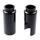 Cult-Werk 2-teilig unten Gabelrohr-Abdeckungsset. glänzend schwarz – 18-26 Softail Street Bob; FXST Standard: 18-20(NU) FXBB Street Bob 107; 25-26 FXBB Street Bob 117; 21-24(NU)FXBBS Street Bob 114; 20-24(NU)FXST Softail Standard 107