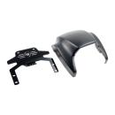 Cult-Werk FXBR Scheinwerfermaske ''V-Rod style''. glänzend schwarz – Softail: 18-19 FXBR Breakout 107; 18-22 FXBRS Breakout 114; 23-24 FXBR Breakout 117 (NU)