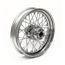 3.00 x 16 rear wheel 40 spokes chrome – 97-99 FXST, FLST; 97-99 FXD, FXDWG, 97-99 XL Sportster