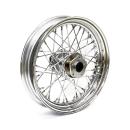 3.00 x 16 front wheel 40 spokes chrome – 84-98 FLT/Touring; FLHT, FLHR, FLTR