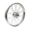 2.15 x 21 front wheel 40 spokes chrome – 67-72 FL (NU)