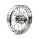 3.00 x 16 rear wheel 40 spokes chrome – 08-17 FLSTC/N (No ABS)