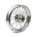 3.00 x 16 front wheel 40 spokes chrome – 08-17 FLT/Touring; FLHT, FLHR, FLTR, FLHX (No ABS)
