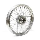2.50 x 19 front wheel 40 spokes chrome – 08-17 Dyna (no ABS) (NU)