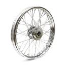 2.15 x 21 front wheel 40 spokes chrome – 00-03 FXD; 00-07 XL Sportster with single disc