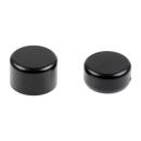 Cult-Werk hinten wheel axle Abdeckungsset. glänzend schwarz – Softail: 18-19(NU)FXBR Breakout 107; 18-22(NU)FXBRS Breakout 114; 23-25 FXBR Breakout 117; 18-20 FLFB Fat Boy 107; 18-24 FLFBS Fat Boy 114; 2025 FLFB Fat Boy 117