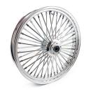 MCS-Radialspeichen-Vorderrad mit 48 Fat Spoke, 3.50 x 23, DF, verchromt – Custom-Anwendungen