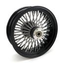MCS-Radialspeichen-Hinterrad mit 48 Fat Spoke, 5.50 x 16, schwarz – 08-26 FLT/Touring nur für Custom-Anwendungen (siehe Hinweis)