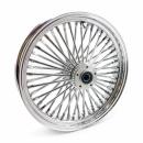 MCS radial 48 fat spoke front wheel 3.50 x 18 DF chrome – 00-07 FLT/Touring (NU)