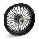 MCS-Radialspeichen-Hinterrad mit 48 Fat Spoke, 5.50 x 18, schwarz – 08-26 FLT/Touring nur für Custom-Anwendungen (siehe Hinweis)