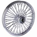 MCS radial 48 fat spoke front wheel 2.15 x 19 DF chrome – Custom applications