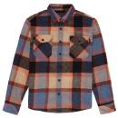 13 1/2 Steel flannel oxblood, Size L