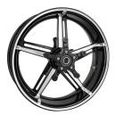 Arlen Ness, 19 x 3.25 Factory 24 Rad, vorne. Schwarz, Contrast Cut – vorne: 2026 Touring; 23-25 FLTRXSE; 23-25 FLHXSE; 24-25 FLTRXSTSE; 24-25 FLHX; 2025 (NU) FLHXU; 24-25 FLTRX. Mit breitem 19-Zoll-Custom-Vorderradschutzblech