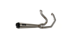 Malparidos  2-1 exhaust system in Stainless Steel with a brushed 'Works' finish- für Harley Davidson 07-16 6-sp Touring up to 110" (excl. Ultras) (NU) Euro 3 Euro5 Auspuffanlage ECE-Typgenehmigung
