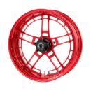 Arlen Ness, Flatline-Felge 18 x 5.5 Zoll, rot – Universell passend. Das modellspezifische Arlen-Ness-Nabenkit muss für ein vollständiges Rad separat bestellt werden.