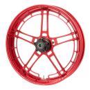 Arlen Ness, Flatline-Felge 21 x 3.5 Zoll, rot – Universell passend. Das modellspezifische Arlen-Ness-Nabenkit muss für ein vollständiges Rad separat bestellt werden.