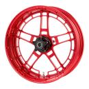 Arlen Ness, Flatline-Felge 21x 5.5 Zoll, rot – Universell passend. Das modellspezifische Arlen-Ness-Nabenkit muss für ein vollständiges Rad separat bestellt werden.