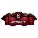 Accossato, 108mm Monoblock radial brake caliper left. rot
