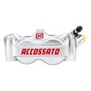 Accossato,100mm Monoblock radial brake caliper right. silber