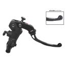 Accossato, radial brake master cyl. Short lever NRST. schwarz